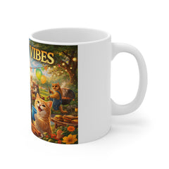 Happyish vibes 11oz White Mug