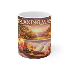 Relaxing vibes 11oz White Mug