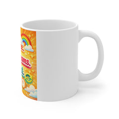 Sip Coffee, Chase Dreams, Repeat Mug — Colorful Inspirational Coffee Cup