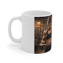 Motivational Fitness Mug — "Become the Best Version of You" Gym Coffee Cup