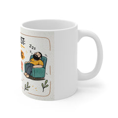 Mug — "To Do List: 1. Nothing 2. Nap" Cute Cat Coffee Cup