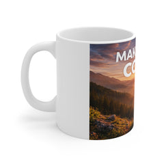 Make Today Count Coffee Mug — Inspirational Hiking Sunrise Motivational Gift