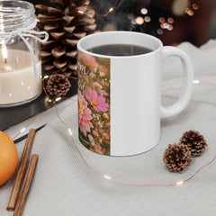 Bloom where you are planted 11oz White Mug