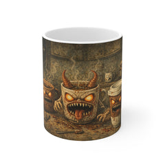 Horror Coffee Mug – Demon Brew 11oz Ceramic Cup