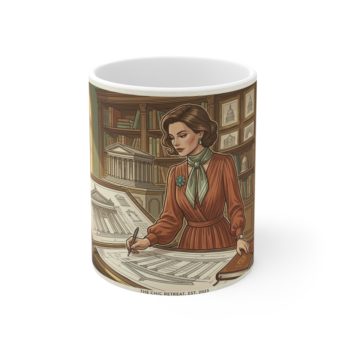 Drafting My Legacy 11oz White Mug