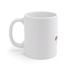 No Excuses Coffee Mug — Motivational 11oz White Ceramic Cup for Productivity & Gifts