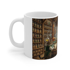 The Wolf of Wall Street... but a Cat 11oz White Mug