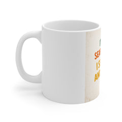 Coffee Mug — "I'm On A Seafood Diet: I See Food And I Eat It" Funny Kitchen Gift