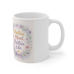 Choose Joy Floral Mug — Positive Mindset Inspirational Coffee Cup