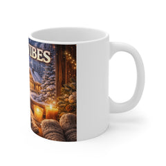 Chilly Vibes 11oz White Mug